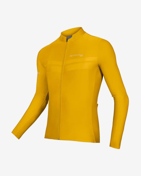 Maillot Endura Pro SL II manga larga amarillo mostaza