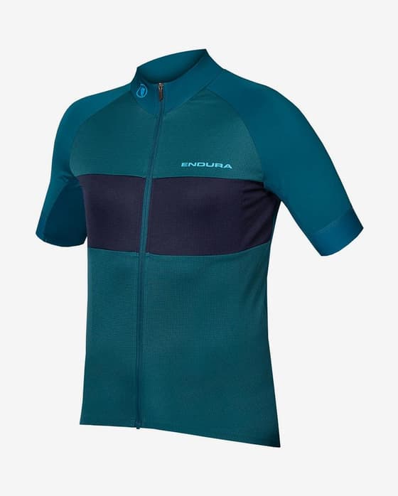 Maillot Endura FS260-Pro II manche courte bleu