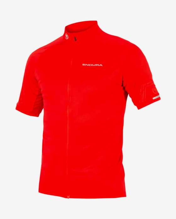 Maillot Endura Xtract II manche courte rouge