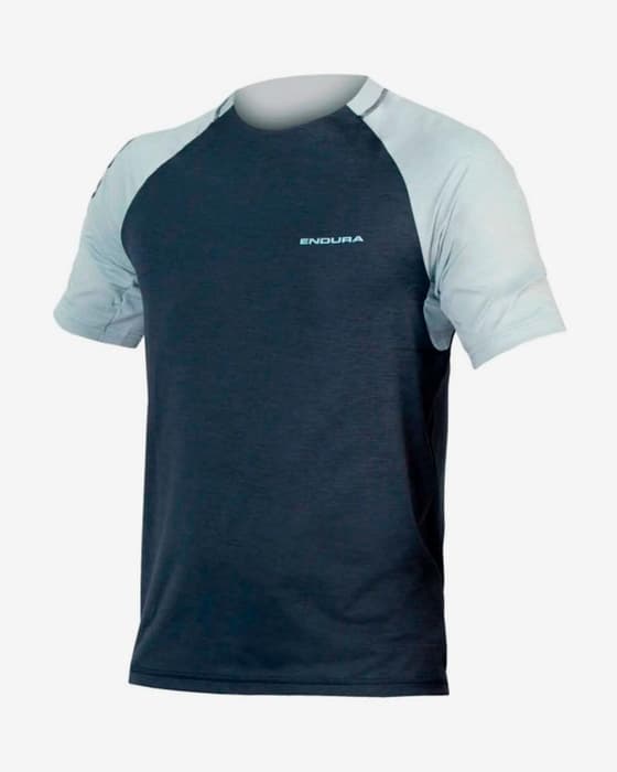 Maillot Endura SingleTrack manga corta azul