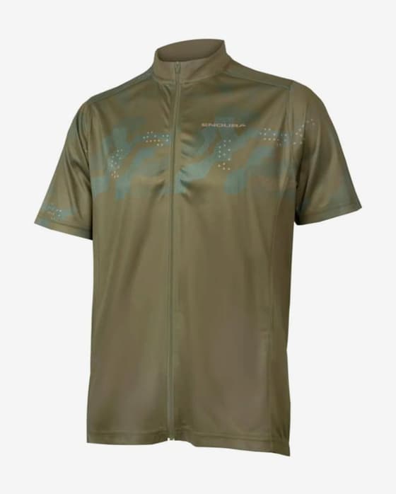 Maillot Endura Hummvee Ray manche courte vert olive