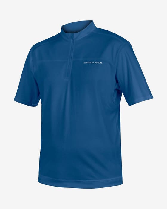 Maillot Endura Hummvee II manga corta azul