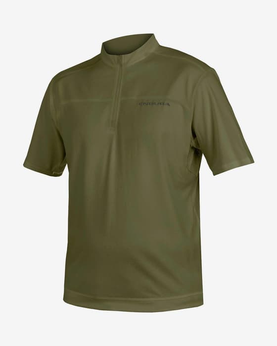 Maillot Endura Hummvee II manche courte vert olive