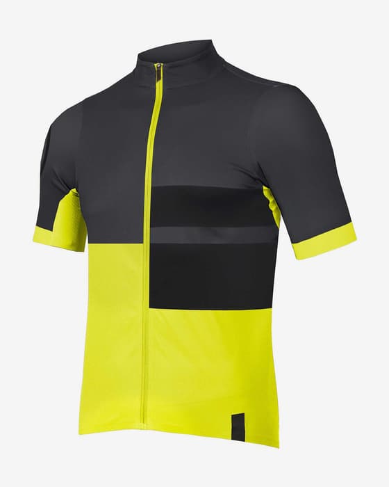 Maillot Endura FS260 Print manga corta amarillo negro