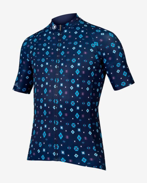 Maillot Endura Supercraft manche courte bleu marine