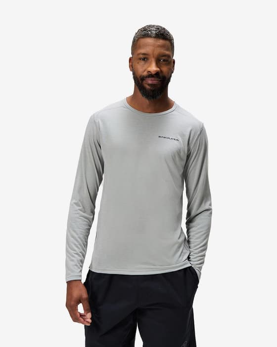Maillot Endura Hummvee Tech manches longues gris clair