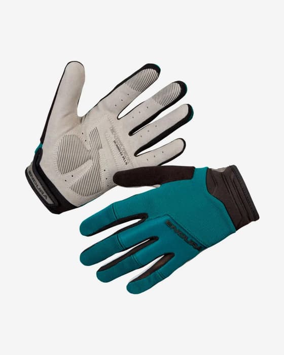 Guantes largos Endura Hummvee Plus II verde claro mujer