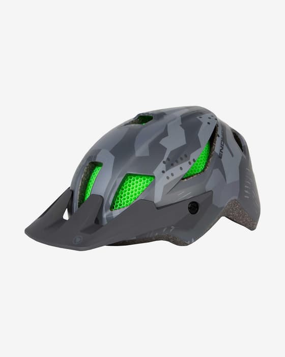 Casco Endura MT500JR gris camuflaje infantil