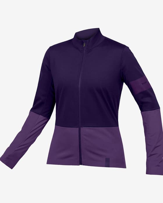 Maillot Endura FS260 Jetstream manches longues violet femme