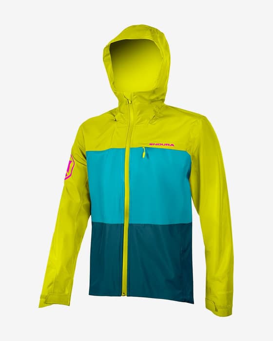 Chaqueta Endura Singletrack II verde lima azul