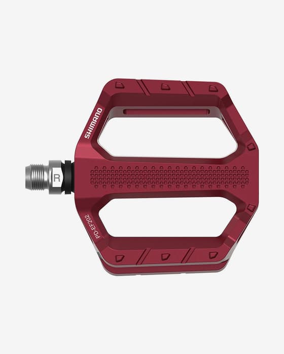 Shimano EF202 Platform Pedals Red
