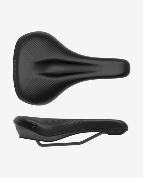 Sillín Ergon ST Core Evo negro gris mujer