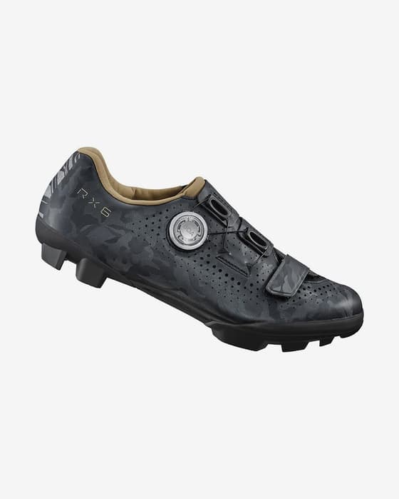 Zapatillas Shimano RX6 gris oscuro camuflaje mujer