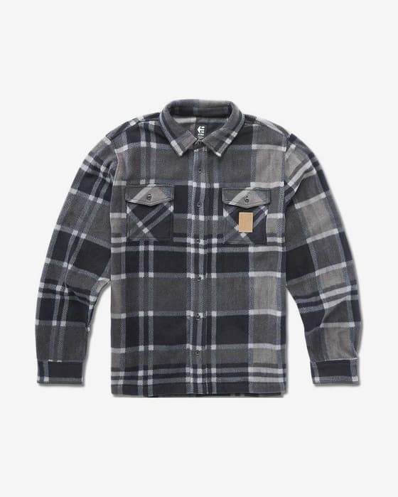 Camisa Etnies Woodsman manga larga gris oscuro