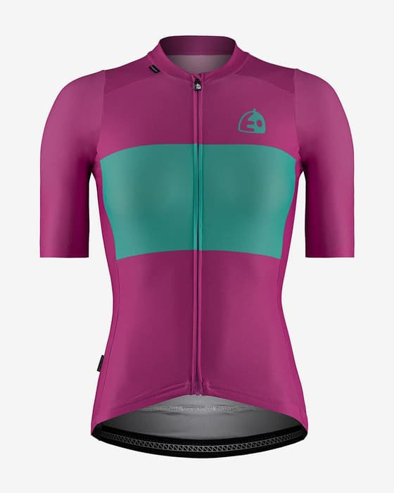 Maillot Etxeondo Bika manches courtes lilas bleu femme