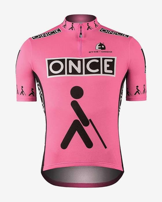 Maillot Etxeondo Once manche courte rose