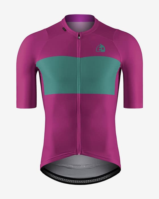 Maillot Etxeondo Biko manches courtes lilas vert