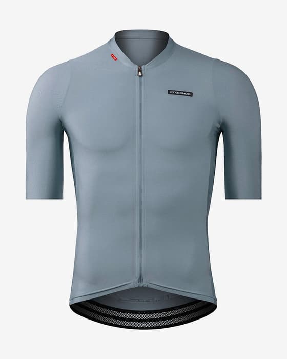 Maillot Etxeondo Alde Metalic manches courtes bleu gris