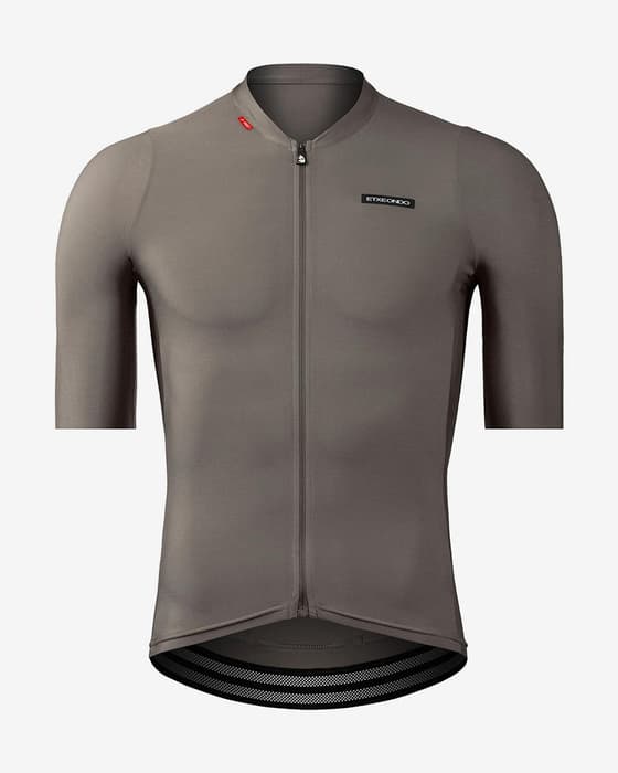 Maillot Etxeondo Alde Metalic manches courtes gris brunâtre