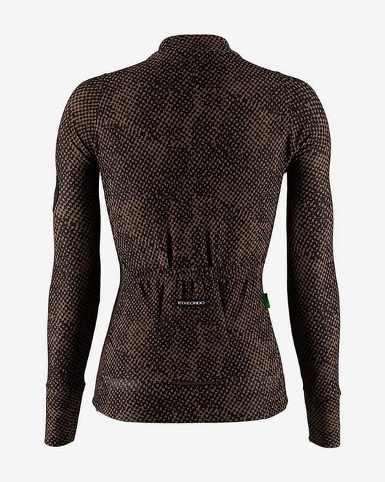 Maillot Etxeondo Ika manches longues marron femme