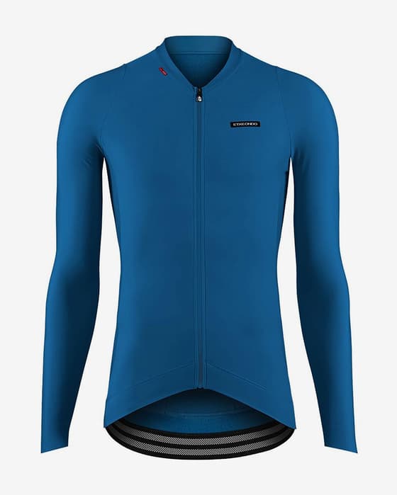 Maillot Etxeondo Alde Thermo manches longues bleu