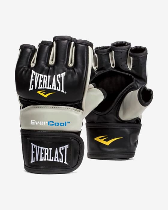 Guantes Everlast Everstrike Training negro gris amarillo