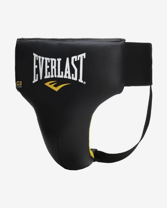 Protector de ingle Everlast Lightweight Sparring negro blanco amarillo