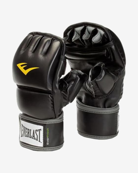 Guantes Everlast Wristwrap Heavy negro amarillo blanco