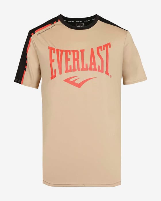 Camiseta Everlast Austin manga corta rosa negro naranja