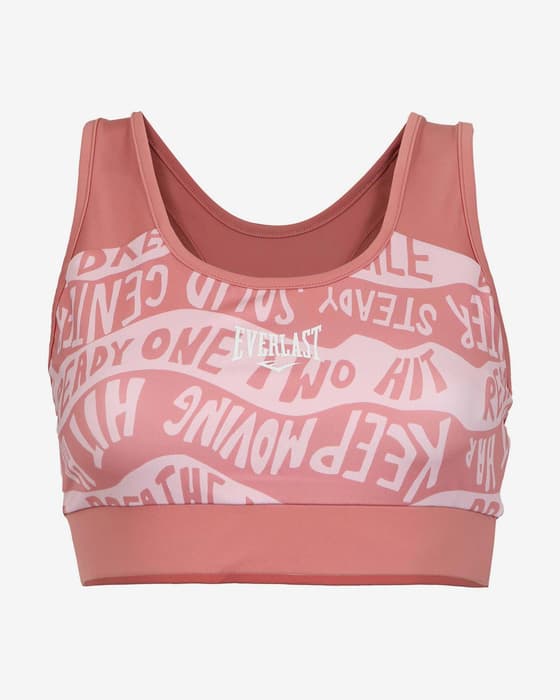 Sujetador Everlast Hollyback Bis rosa blanco mujer 