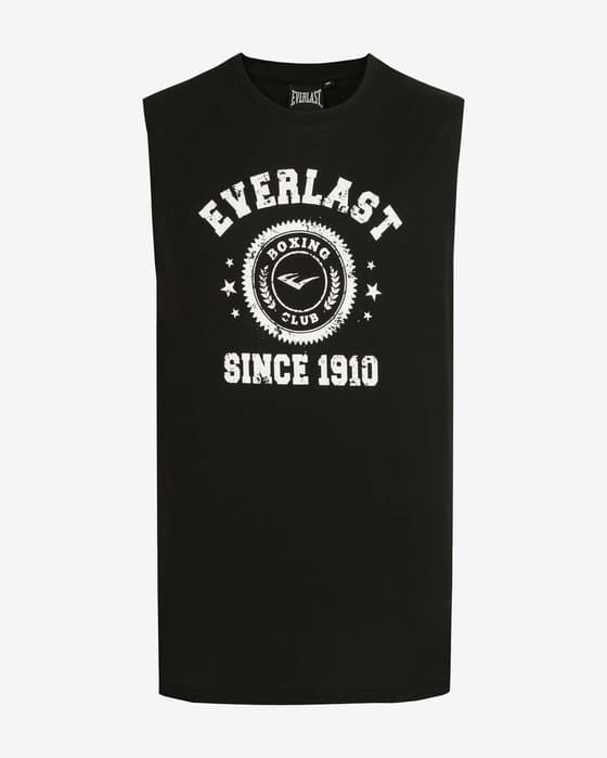 Camiseta Everlast Carole sin mangas negro blanco