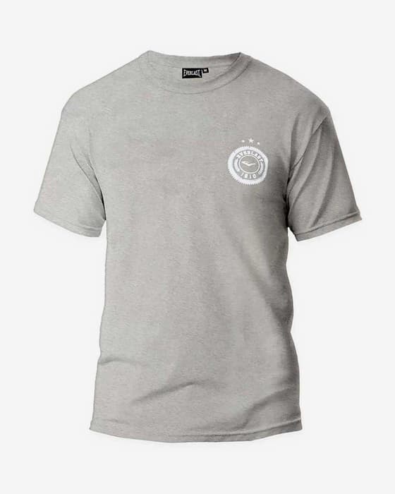Camiseta Everlast Ditmars manga corta gris blanco