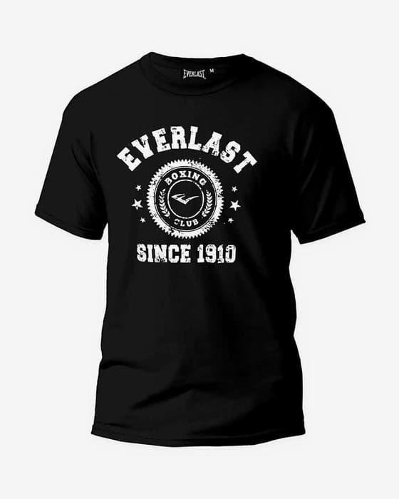Camiseta Everlast Horton manga corta negro blanco