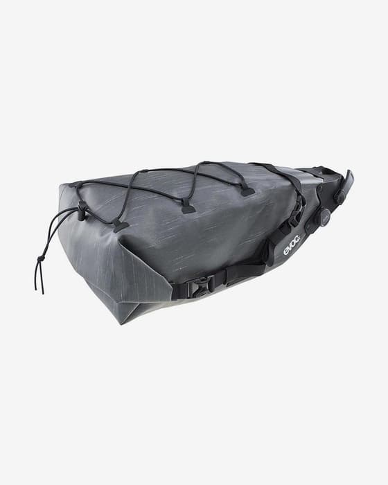 Bolsa de sillín Evoc Pack BOA WP 8L gris carbón