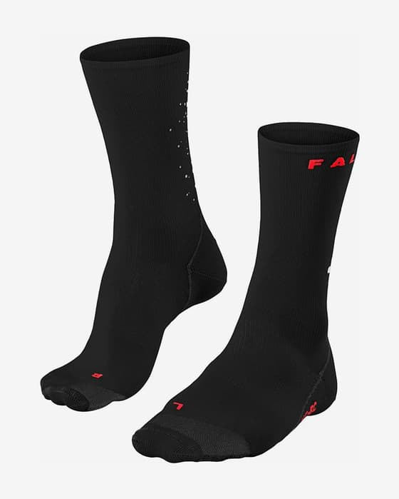 Meias Falke BC Impulse Reflective preto carvão