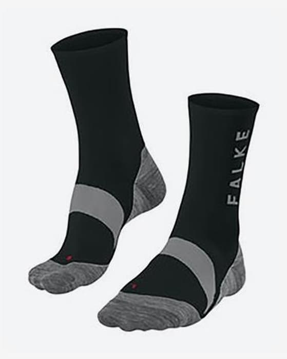 Meias Falke BC6 Racing preto cinzento