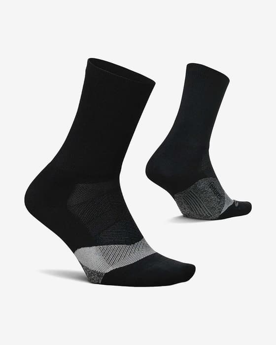 Calcetines Feetures Elite Light Cushion Mini Crew negro
