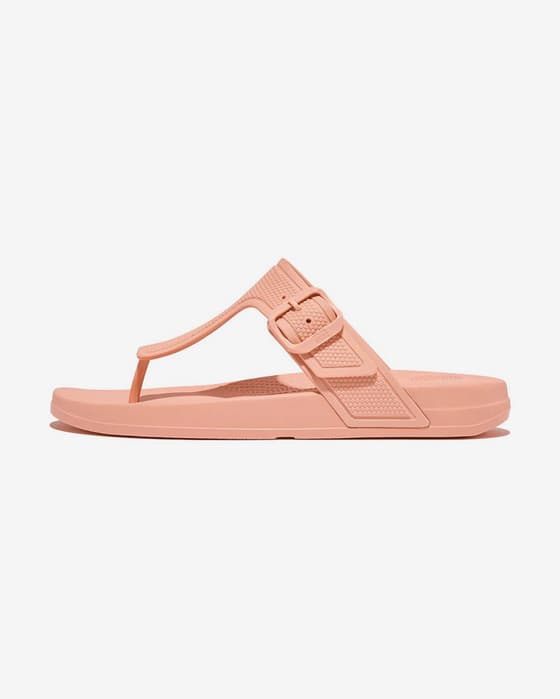 Sandalias FitFlop IQushion Adjustable Buckle rosáceo mujer