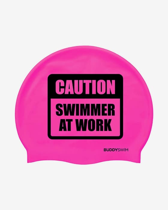 Touca de silicone BuddySwim CSW rosa