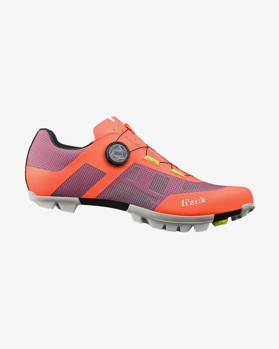 Zapatillas Fizik Vento Proxy MTB lila anaranjado