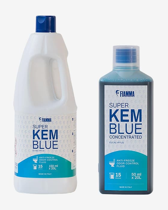 Detergente Fiamma Super Kem Blue 2L blanco