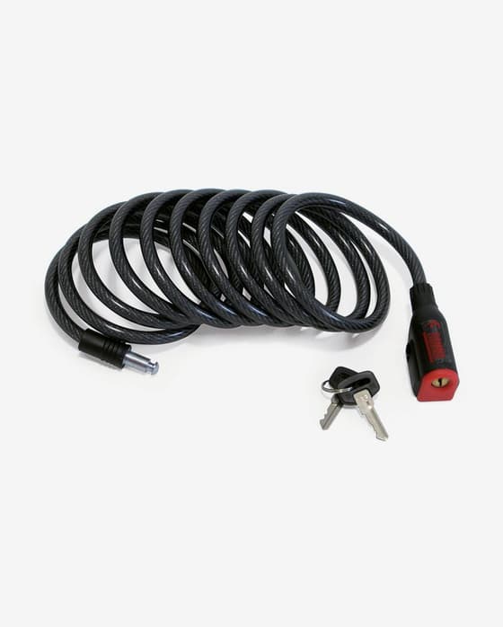 Cable antirrobo Fiamma Cable-Lock negro rojo