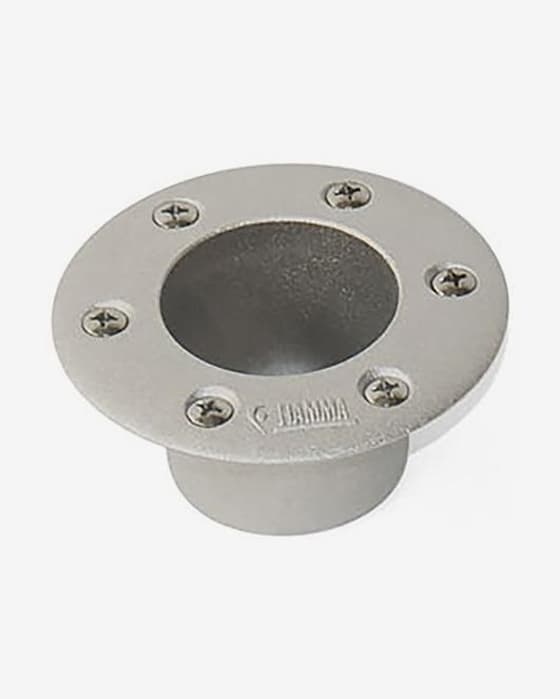 Placa base empotrada Fiamma Recessed Connection para mesa gris