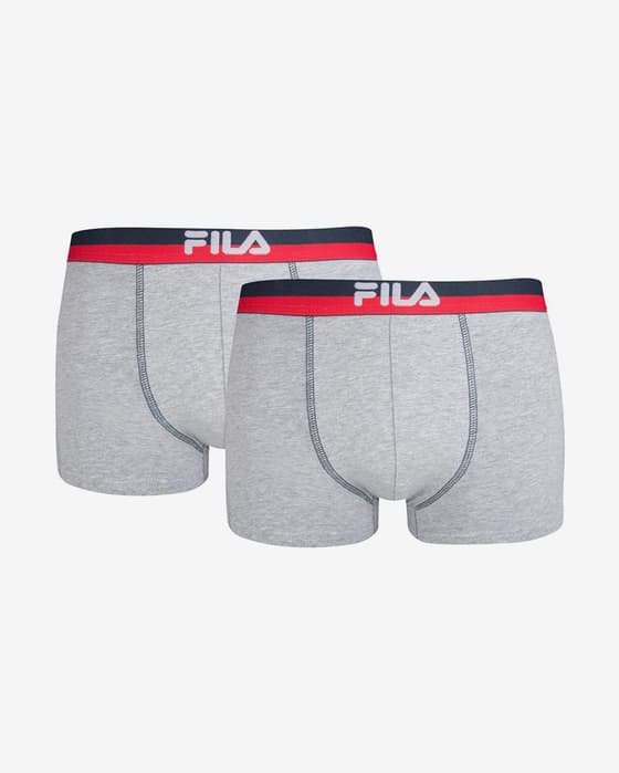 Bóxer Fila Elastic Nos gris (2 unidades)