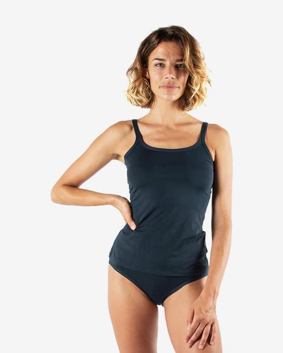 Camiseta Fila Print Nos tirantes gris oscuro mujer