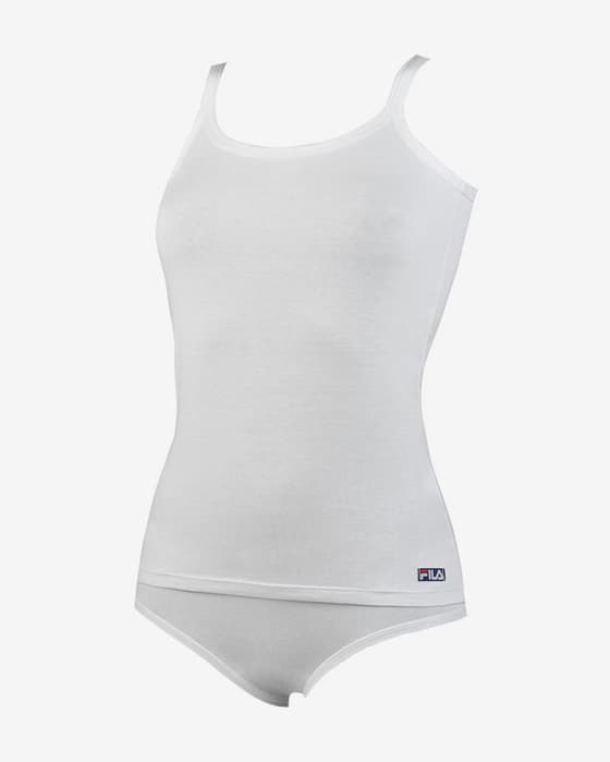Camiseta Fila Print Nos tirantes blanco mujer