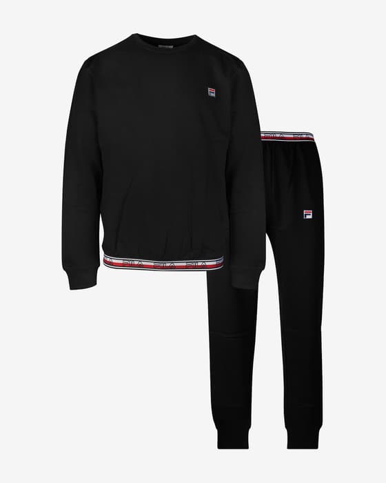 Fila Small Logo Trainingsset schwarz