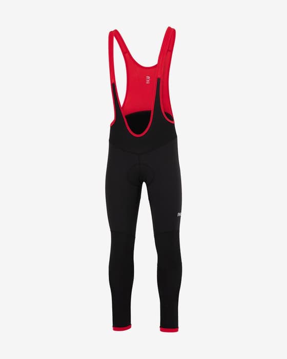 Finisseur Core Thermal Bib Tights Black Red