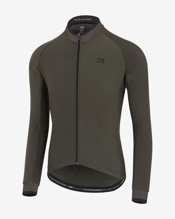 Maillot Finisseur Core Thermal Solid manche longue kaki