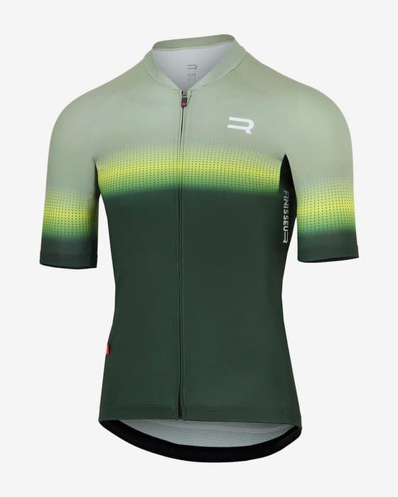 Maillot Finisseur Core Fade Line manche courte vert